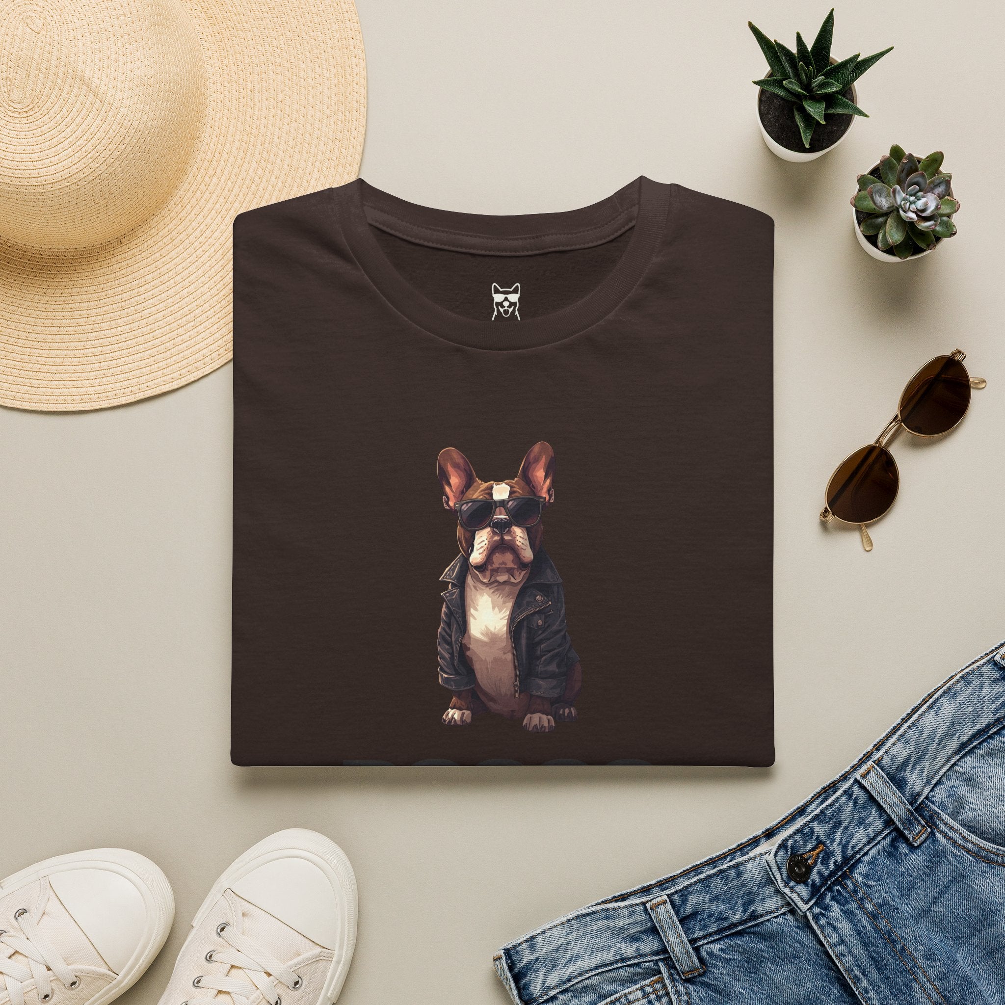 French Bulldog Graphic T-Shirt — 'Doggo Supply Co.'