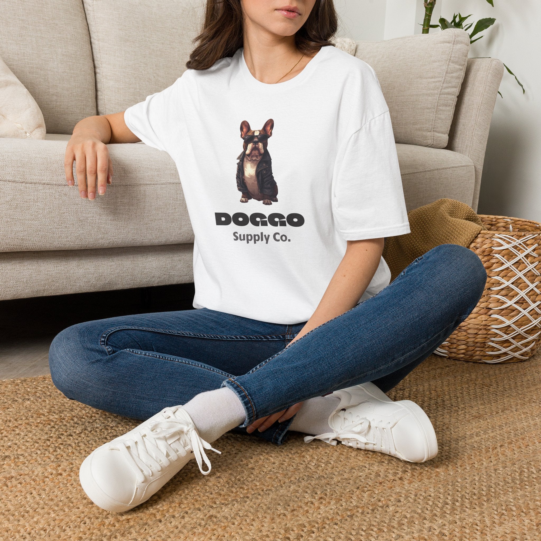 French Bulldog Graphic T-Shirt — 'Doggo Supply Co.'